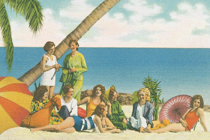 Beauty and the Beach Bright by Wild Apple Portfolio. SKU 31556i. Archival Giclee Fine art print for wall decor.