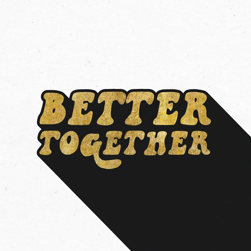 Better Together II BG by Wild Apple Portfolio. SKU 68995a. Archival Giclee Fine art print for wall decor.