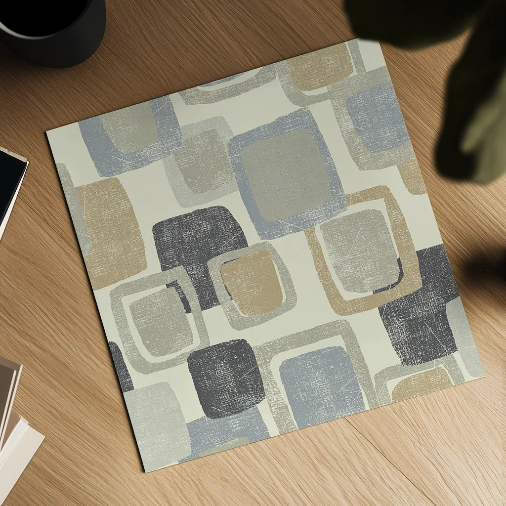 Blocks Archroma by Wild Apple Portfolio. Shown as a detailed flat fine art print, highlighting archival giclee quality. Available as an archival giclee rolled canvas, fine art paper, or poster print. SKU 30067a.