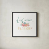 Bloom Mom Inspiration I by Wild Apple Portfolio. Shown in a sleek black glass frame for a contemporary gallery look. Available as an archival giclee rolled canvas, fine art paper, or poster print. SKU 57245a.
