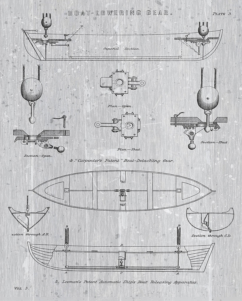 Boat Launching II Neutral by Wild Apple Portfolio