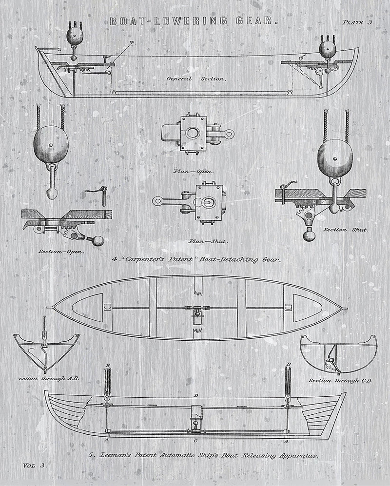 Boat Launching II Neutral by Wild Apple Portfolio