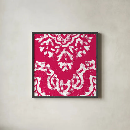 Boho Bright I by Wild Apple Portfolio. Shown in a sleek black glass frame for a contemporary gallery look. Available as an archival giclee rolled canvas, fine art paper, or poster print. SKU 45806a.