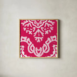 Boho Bright I by Wild Apple Portfolio. Shown in a natural wood glass frame for a timeless modern aesthetic. Available as an archival giclee rolled canvas, fine art paper, or poster print. SKU 45806a.