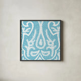 Boho Bright II by Wild Apple Portfolio. Shown in a sleek black glass frame for a contemporary gallery look. Available as an archival giclee rolled canvas, fine art paper, or poster print. SKU 45807a.