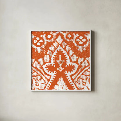 Boho Bright III by Wild Apple Portfolio. Shown in a crisp white glass frame for a clean and minimalist style. Available as an archival giclee rolled canvas, fine art paper, or poster print. SKU 45808a.