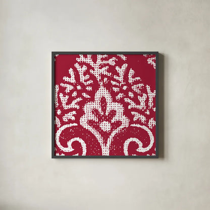 Boho Bright V by Wild Apple Portfolio. Shown in a sleek black glass frame for a contemporary gallery look. Available as an archival giclee rolled canvas, fine art paper, or poster print. SKU 45810a.