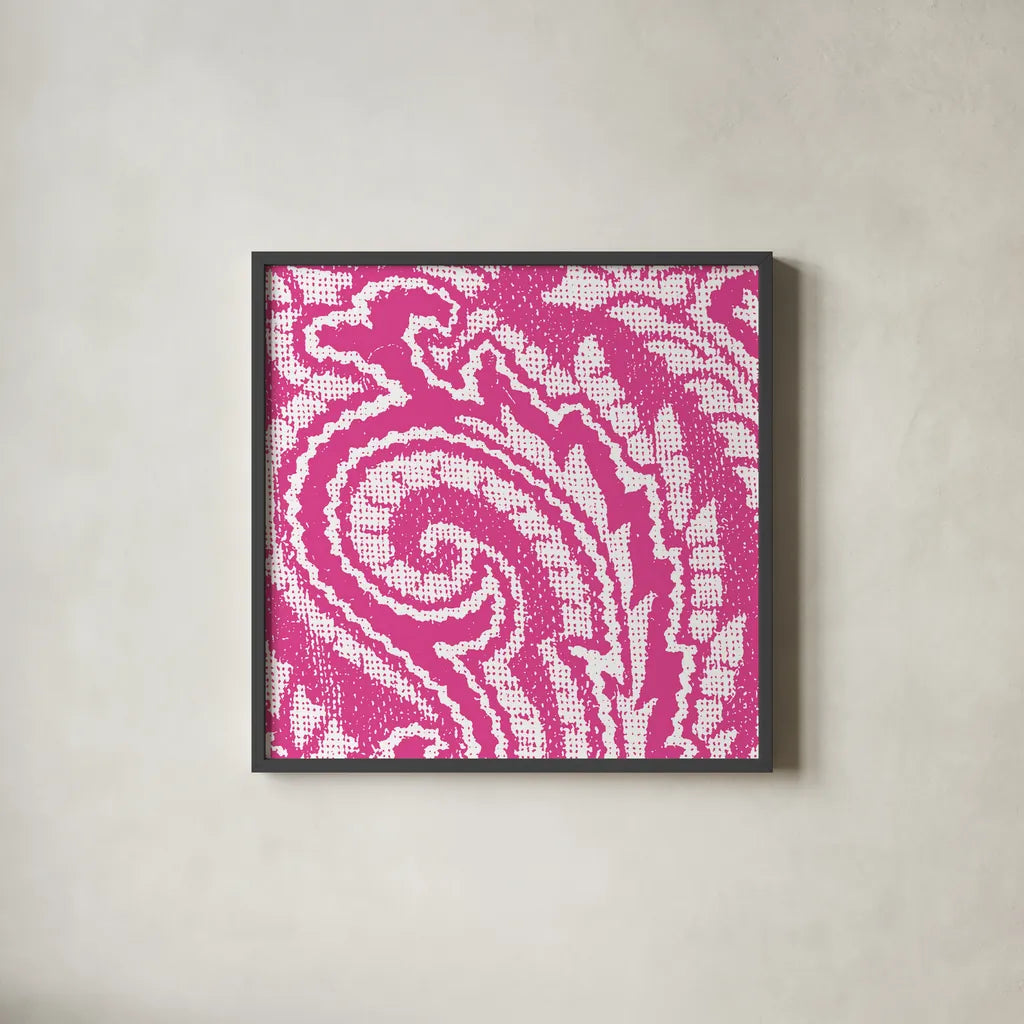 Boho Bright VI by Wild Apple Portfolio. Shown in a sleek black glass frame for a contemporary gallery look. Available as an archival giclee rolled canvas, fine art paper, or poster print. SKU 45811a.