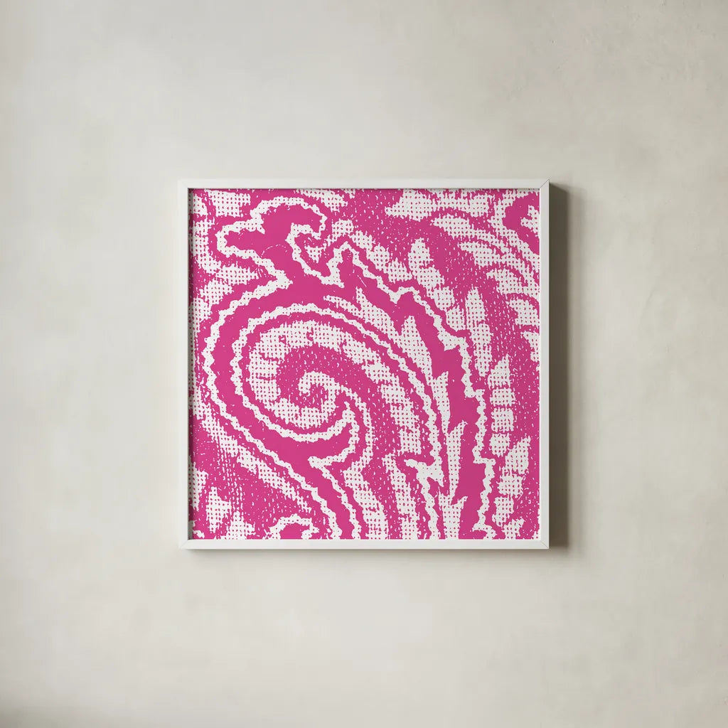 Boho Bright VI by Wild Apple Portfolio. Shown in a crisp white glass frame for a clean and minimalist style. Available as an archival giclee rolled canvas, fine art paper, or poster print. SKU 45811a.