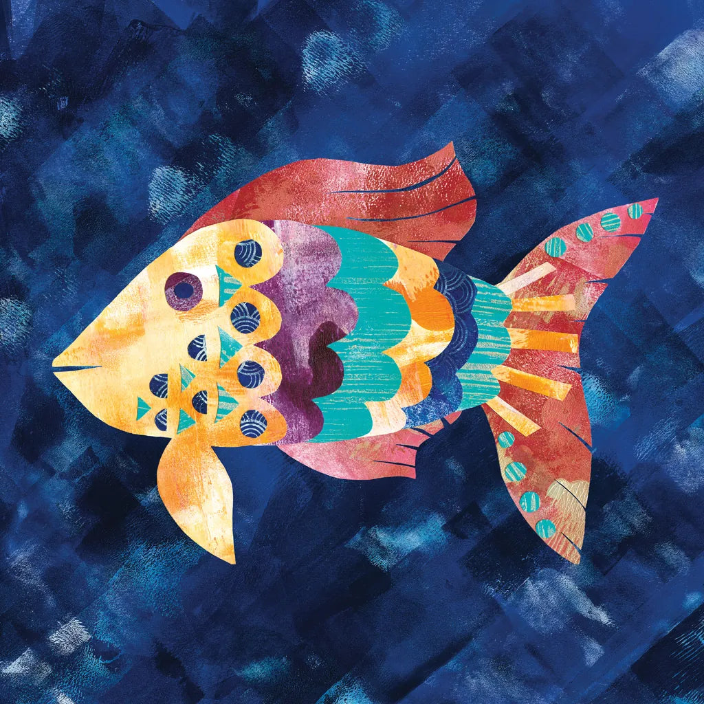 Boho Reef VI by Wild Apple Portfolio. SKU 27375a. Archival Giclee Fine art print for wall decor.