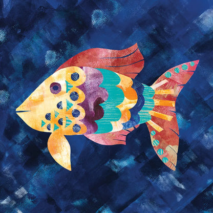 Boho Reef VI by Wild Apple Portfolio. SKU 27375a. Archival Giclee Fine art print for wall decor.