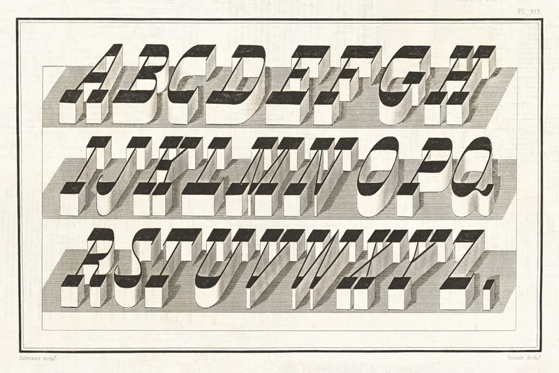 Bold Alphabet by Wild Apple Portfolio. SKU 68920i. Archival Giclee Fine art print for wall decor.