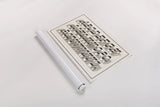 Bold Alphabet by Wild Apple Portfolio. shown as a rolled paper print. Available as archival giclee rolled canvas, fine art paper, or poster print. SKU 68920i.