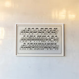 Bold Alphabet by Wild Apple Portfolio. shown as a paper print in a white frame. Available as a archival giclee rolled canvas, fine art paper, or poster print. SKU 68920i.