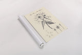 Botany Book VIII on Cream by Wild Apple Portfolio. shown as a rolled paper print. Available as archival giclee rolled canvas, fine art paper, or poster print. SKU 75554h.