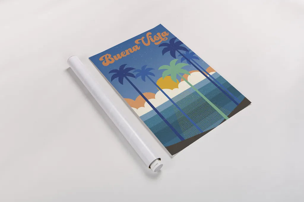 Buena Vista by Wild Apple Portfolio. shown as a rolled paper print. Available as archival giclee rolled canvas, fine art paper, or poster print. SKU 65528h.