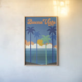 Buena Vista by Wild Apple Portfolio. shown as a paper print in a natural frame. Available as a archival giclee rolled canvas, fine art paper, or poster print. SKU 65528h.