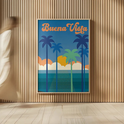 Buena Vista Clean by Wild Apple Portfolio. shown as over sized large wall art. Available as an archival giclee rolled canvas, fine art paper, or poster print. SKU 71256h.