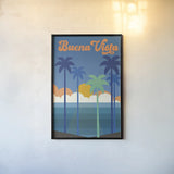 Buena Vista Clean by Wild Apple Portfolio. shown as a paper print in a black flame. Available as a archival giclee rolled canvas, fine art paper, or poster print. SKU 71256h.