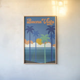 Buena Vista Clean by Wild Apple Portfolio. shown as a paper print in a natural frame. Available as a archival giclee rolled canvas, fine art paper, or poster print. SKU 71256h.