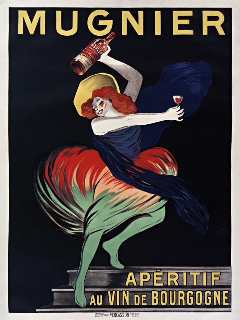 Burgundy Wine Aperitif Poster by Wild Apple Portfolio
