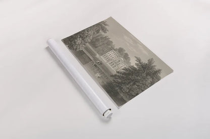 Busbridge Estate Drawing II by Wild Apple Portfolio. shown as a rolled paper print. Available as archival giclee rolled canvas, fine art paper, or poster print. SKU 79193i.