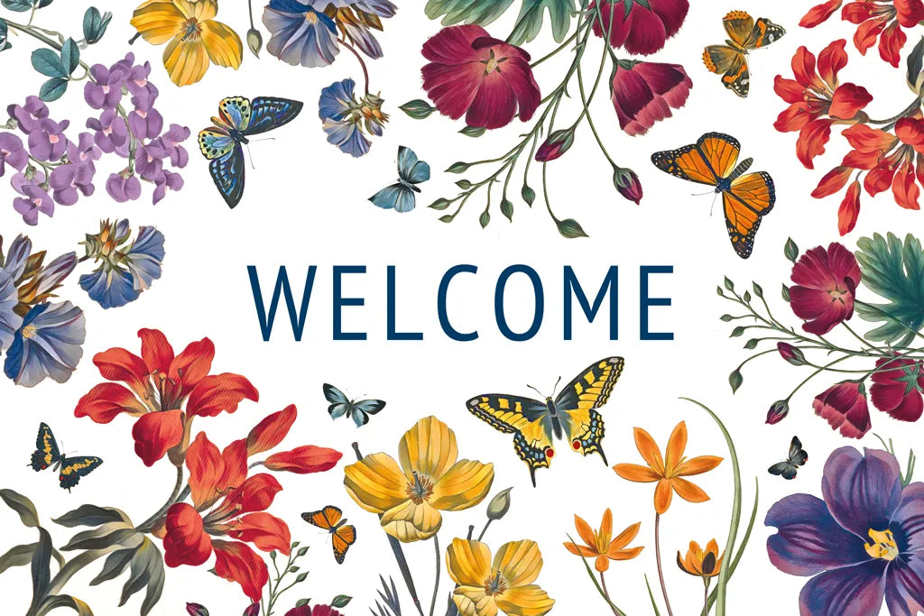 Butterfly Garden V by Wild Apple Portfolio. SKU 81463i. Archival Giclee Fine art print for wall decor.