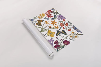 Butterfly Garden VI by Wild Apple Portfolio. shown as a rolled paper print. Available as archival giclee rolled canvas, fine art paper, or poster print. SKU 81464i.