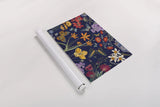 Butterfly Garden VI Dark by Wild Apple Portfolio. shown as a rolled paper print. Available as archival giclee rolled canvas, fine art paper, or poster print. SKU 81468i.