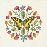 Butterfly Mandala III v2 by Wild Apple Portfolio. SKU 35995a. Archival Giclee Fine art print for wall decor.