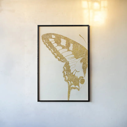 Butterfly Wings I by Wild Apple Portfolio. shown as a paper print in a black flame. Available as a archival giclee rolled canvas, fine art paper, or poster print. SKU 74514h.
