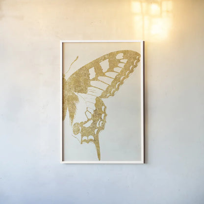 Butterfly Wings II by Wild Apple Portfolio. shown as a paper print in a white frame. Available as a archival giclee rolled canvas, fine art paper, or poster print. SKU 74515h.