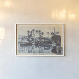 Cairo Village by Wild Apple Portfolio. shown as a paper print in a white frame. Available as a archival giclee rolled canvas, fine art paper, or poster print. SKU 71225i.