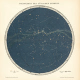 Celestial Sphere South Square by Wild Apple Portfolio. SKU 72642a. Archival Giclee Fine art print for wall decor.