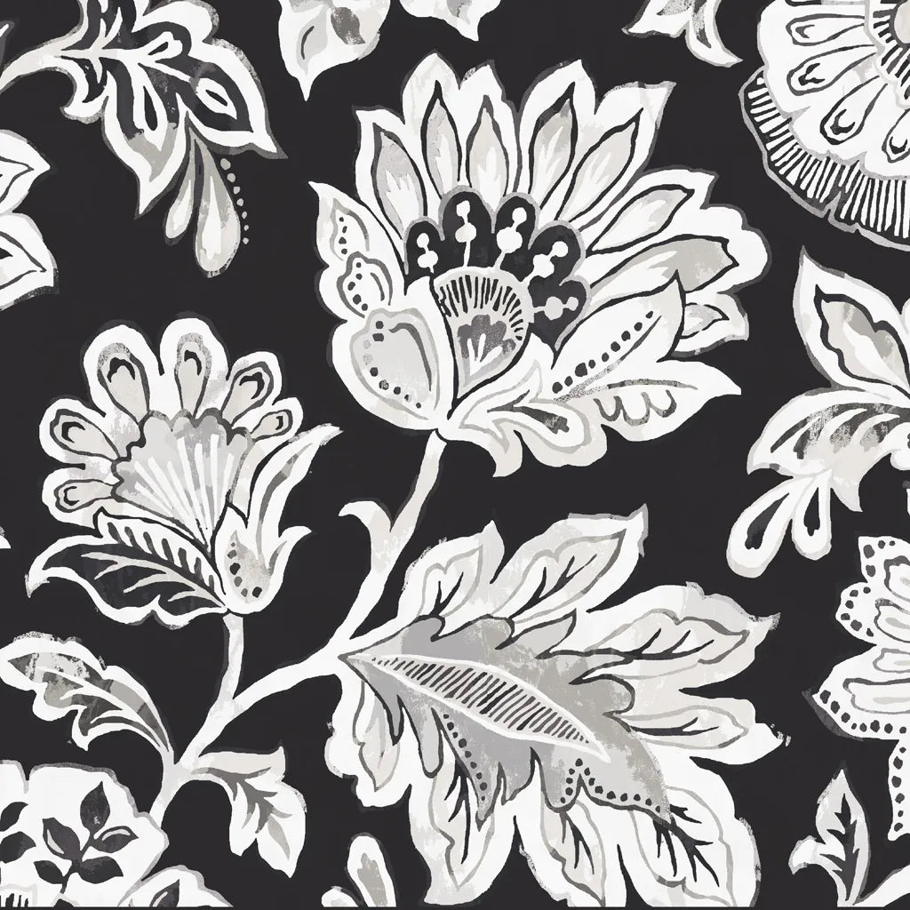 Ceylon Gardens V BW by Wild Apple Portfolio. SKU 75655a. Archival Giclee Fine art print for wall decor.