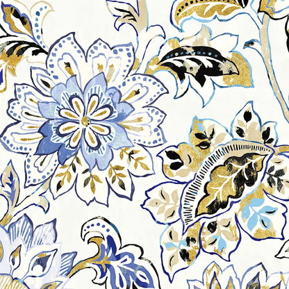 Ceylon Gardens VI Black and Gold by Wild Apple Portfolio. SKU 28731a. Archival Giclee Fine art print for wall decor.