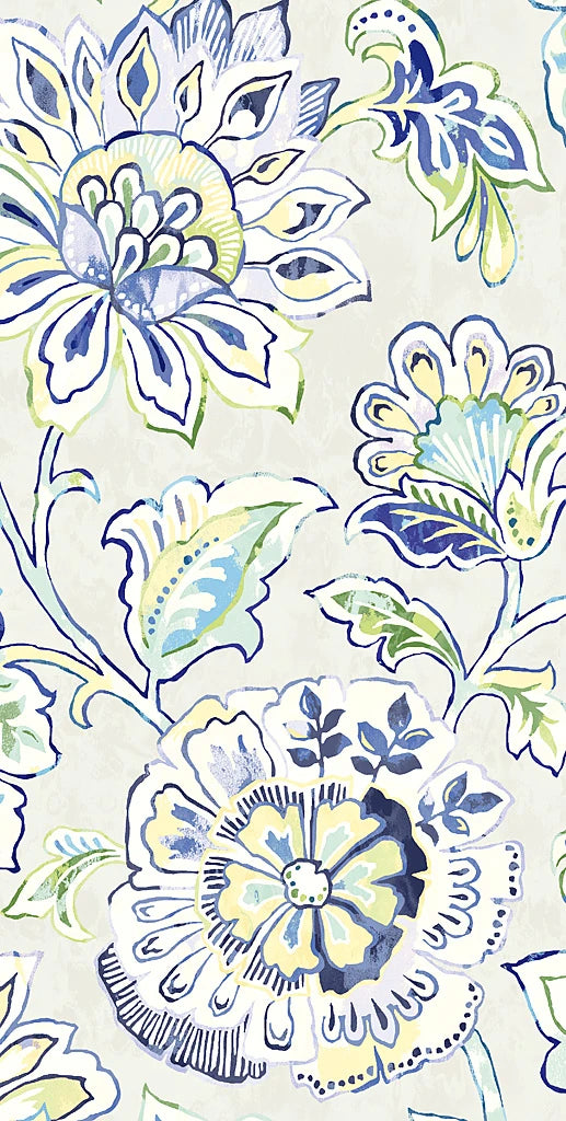 Ceylon Gardens VII Indigo by Wild Apple Portfolio