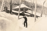 Chalet Day by Wild Apple Portfolio. SKU 89984i. Archival Giclee Fine art print for wall decor.