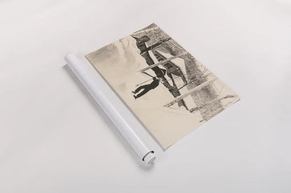 Chalet Day by Wild Apple Portfolio. shown as a rolled paper print. Available as archival giclee rolled canvas, fine art paper, or poster print. SKU 89984i.