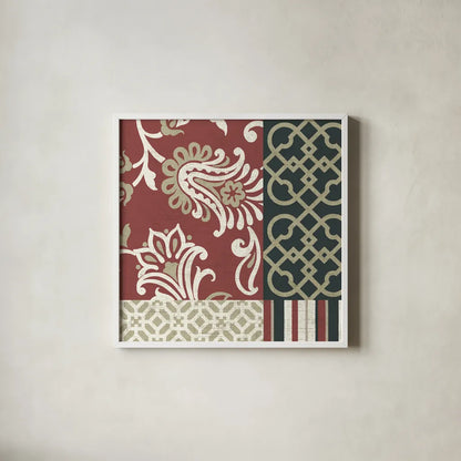 Chatsworth Marsala II by Wild Apple Portfolio. Shown in a crisp white glass frame for a clean and minimalist style. Available as an archival giclee rolled canvas, fine art paper, or poster print. SKU 41703a.