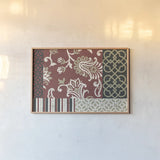 Chatsworth Marsala IV by Wild Apple Portfolio. shown as a paper print in a natural frame. Available as a archival giclee rolled canvas, fine art paper, or poster print. SKU 94193i.