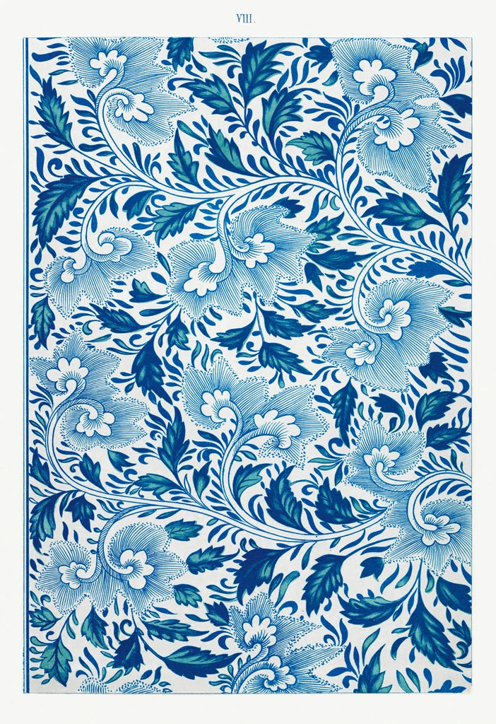 Chinese Flower Illustration I by Wild Apple Portfolio
