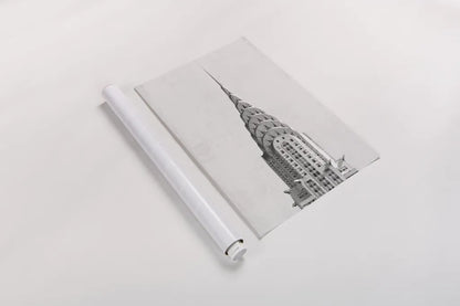 Chrysler Building NYC by Wild Apple Portfolio. shown as a rolled paper print. Available as archival giclee rolled canvas, fine art paper, or poster print. SKU 67631h.