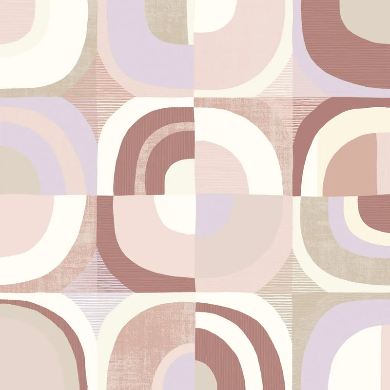 Circle Quartet Blush by Wild Apple Portfolio. SKU 42738a. Archival Giclee Fine art print for wall decor.