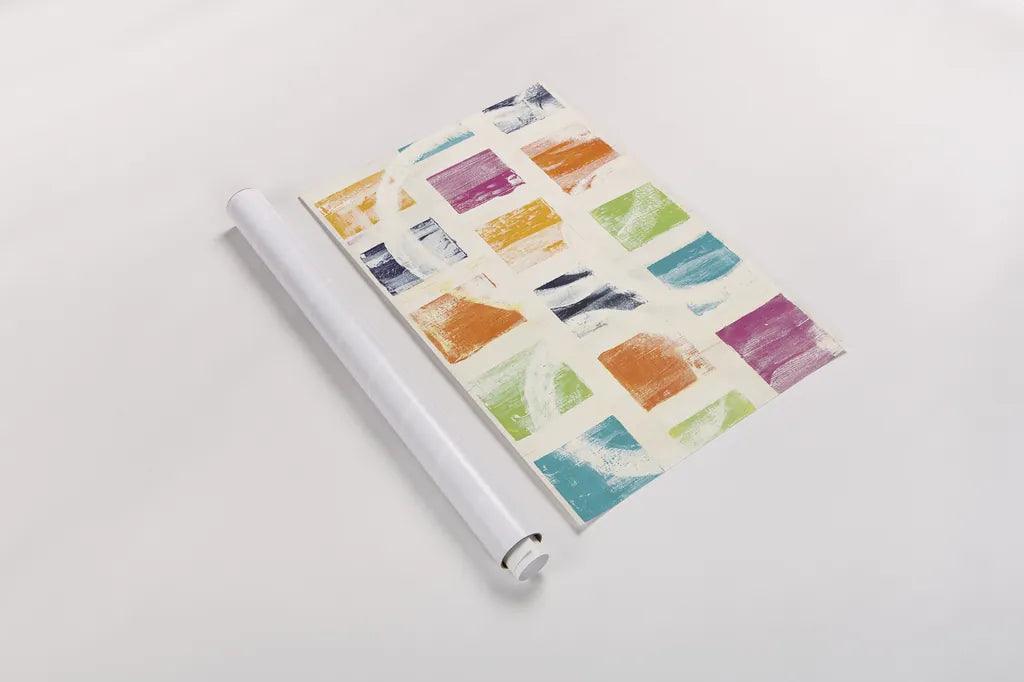 Color Block II Crop by Wild Apple Portfolio. shown as a rolled paper print. Available as archival giclee rolled canvas, fine art paper, or poster print. SKU 29184i.