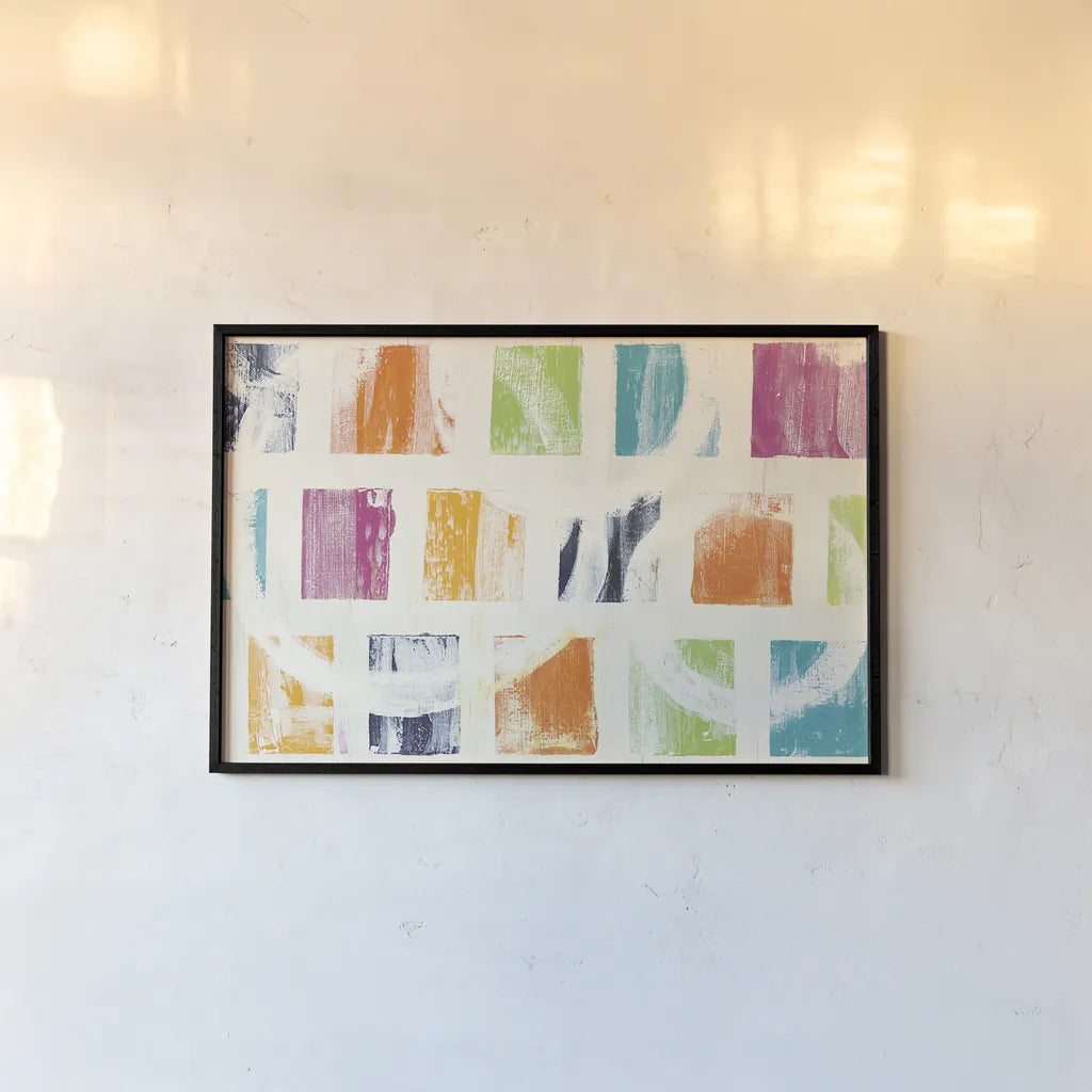 Color Block II Crop by Wild Apple Portfolio. shown as a paper print in a black flame. Available as a archival giclee rolled canvas, fine art paper, or poster print. SKU 29184i.