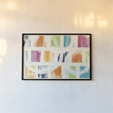 Color Block II Crop by Wild Apple Portfolio. shown as a paper print in a black flame. Available as a archival giclee rolled canvas, fine art paper, or poster print. SKU 29184i.