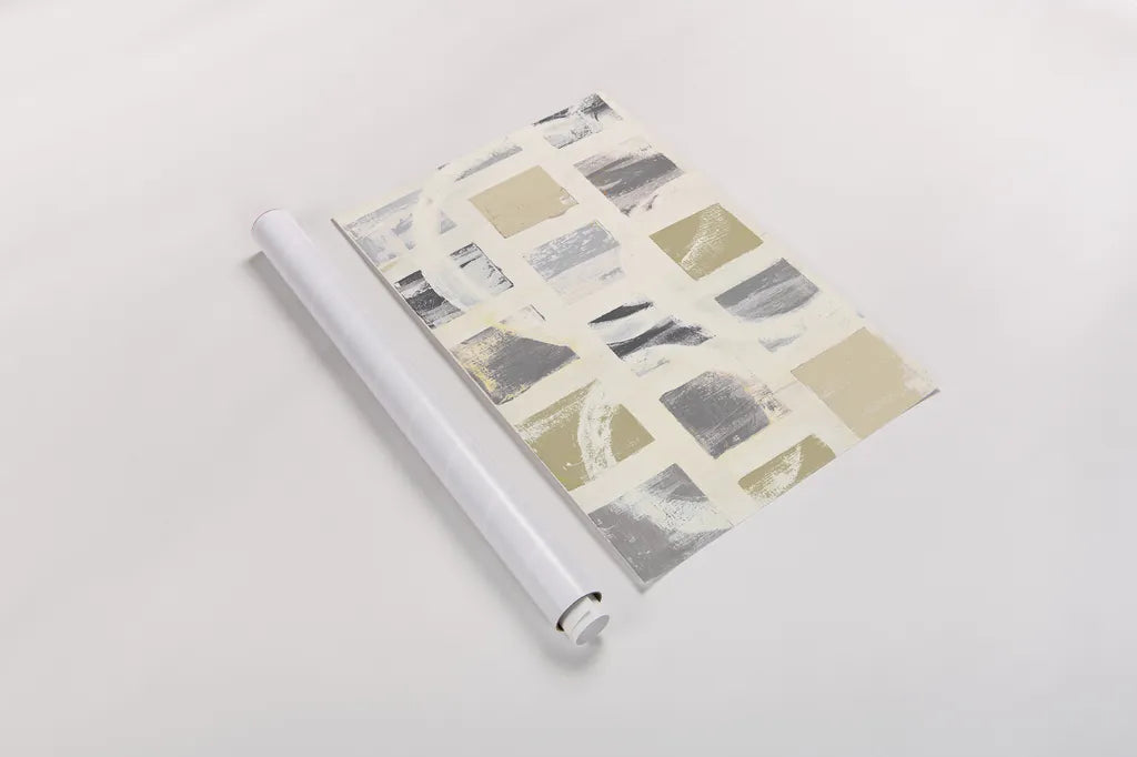 Color Block II Crop Archroma by Wild Apple Portfolio. shown as a rolled paper print. Available as archival giclee rolled canvas, fine art paper, or poster print. SKU 30066i.