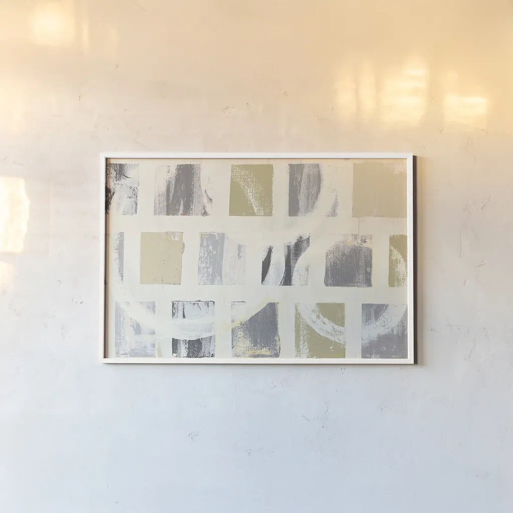 Color Block II Crop Archroma by Wild Apple Portfolio. shown as a paper print in a white frame. Available as a archival giclee rolled canvas, fine art paper, or poster print. SKU 30066i.