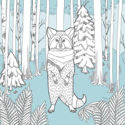 Color the Forest Color II by Wild Apple Portfolio. SKU 23992a. Archival Giclee Fine art print for wall decor.